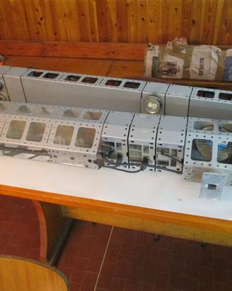 TARGHETTI ILLUMINAZIONE TRALICCI ALLUMINIO C/FARI