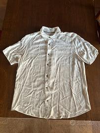 Camicia ANKO in tessuto jeans - grigio chiaro - L