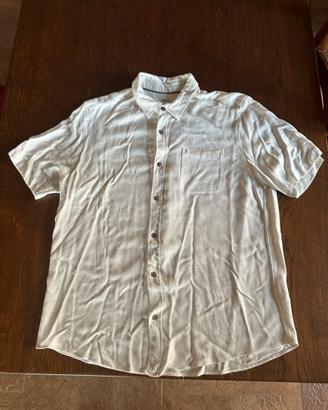Camicia ANKO in tessuto jeans - grigio chiaro - L