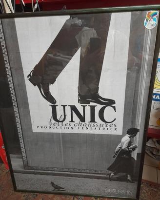 quadro poster vintage gestione Hahn "unic"