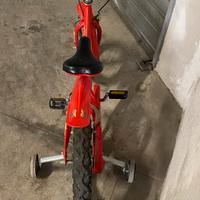 Bici bambino cartone animato Cars