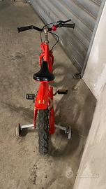 Bici bambino cartone animato Cars
