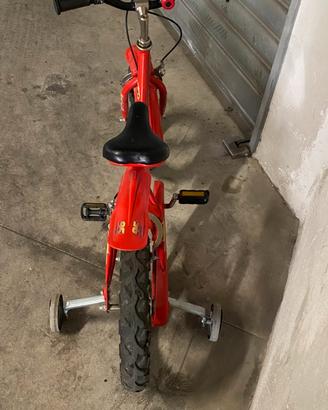 Bici bambino cartone animato Cars