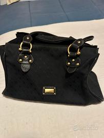 Borsa Coccinelle in canvas nero