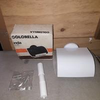 PORTA ROTOLO BIANCO IN OTTONE PER CARTA IGIENICA