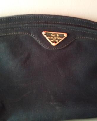 Pochette/Beauty Case nero GFV Collection Vintage 