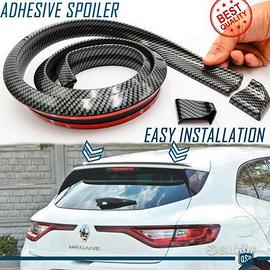 SPOILER Posteriore Per Renault Lama Tetto CARBONIO