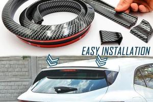 SPOILER Posteriore Per Renault Lama Tetto CARBONIO