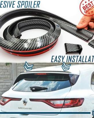SPOILER Posteriore Per Renault Lama Tetto CARBONIO