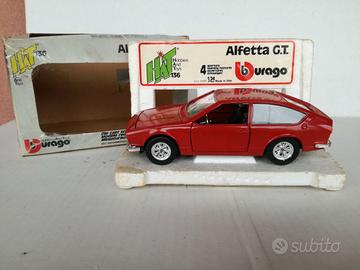 MODELLO AUTO ALFA ROMEO ALFETTA GT 1.8 RED BURAGO