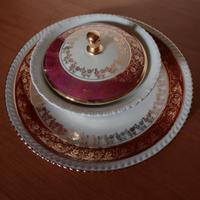 Portacaramelle & Piatto Portadolci in Porcellana 