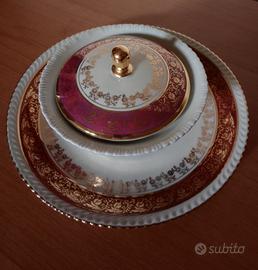 Portacaramelle & Piatto Portadolci in Porcellana 