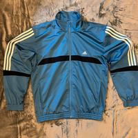 Felpa adidas azzurra vintage - taglia L