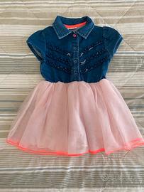 Abito bambina Brums col. rosa/blu taglia 18 mesi
