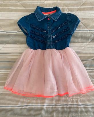 Abito bambina Brums col. rosa/blu taglia 18 mesi