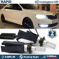 Kit Lampadine LED H7 per Skoda RAPID Luce Bianca