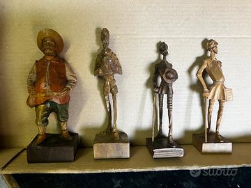 Don Chisciotte statuine
