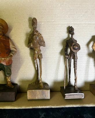 Don Chisciotte statuine