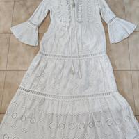 Abito bianco maxi 