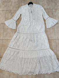 Abito bianco maxi 