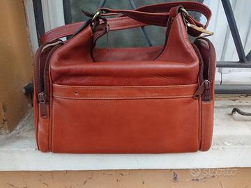 Borsa in pelle vintage con tracolla