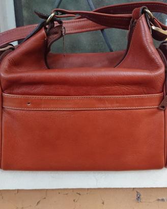 Borsa in pelle vintage con tracolla