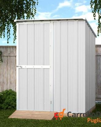 Casetta giardino in Acciaio 1.55x175cm bianco