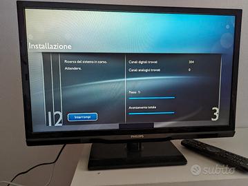 Tv 22" philips full-hd hdmi + DVBT2 Smart Android