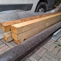 Travi in legno lisce