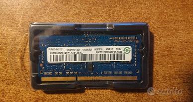 RAM portatile 4gb DDR3 L 1.35V 1600