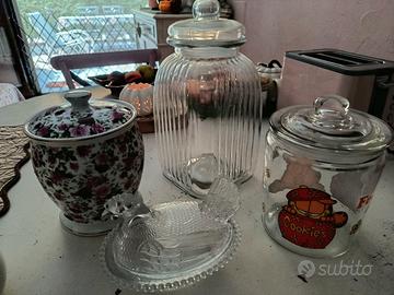  vasi in vetro per cucina