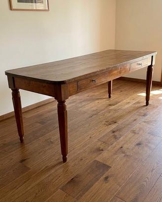 Tavolo Antico in Legno Massello (256 x 82 cmAlt83)