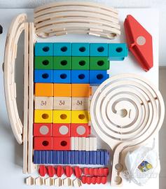 Pista legno biglie Hape Xcellerator STEM