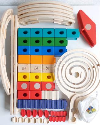 Pista legno biglie Hape Xcellerator STEM