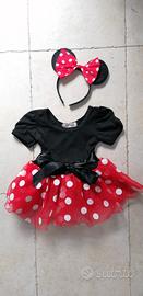 costume carnevale Minnie 3-6 mesi