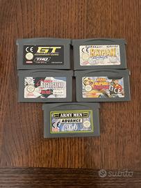 Lotto 5 giochi Game Boy Advance