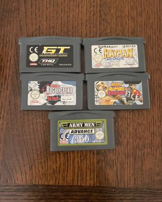 Lotto 5 giochi Game Boy Advance