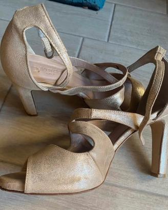 Sandali oro Stelio Malori