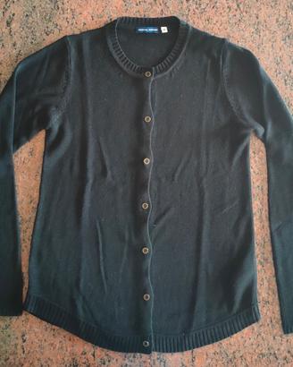 Golfino cotone nero bambina 10 anni