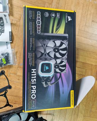 aio 280mm corsair h115i pro rgb