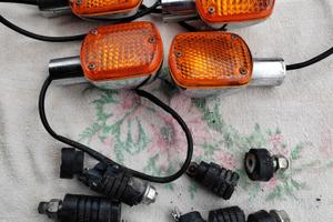 Frecce direzionali per motociclo.