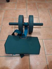 Ruota addominale AB WHEEL con elastico, decathlon