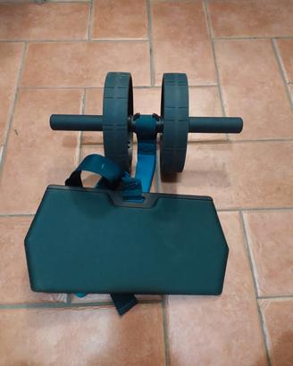 Ruota addominale AB WHEEL con elastico, decathlon