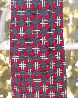 cravatta seta vintage Hermes Paris 