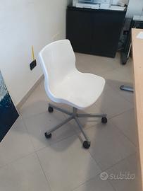 sedia scrivania ikea SNILLE con ruote