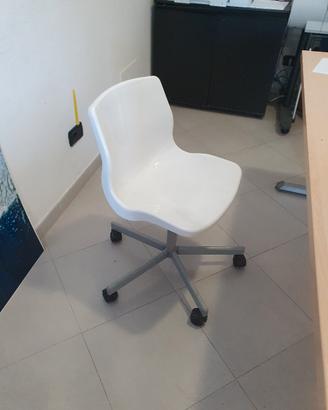 sedia scrivania ikea SNILLE con ruote