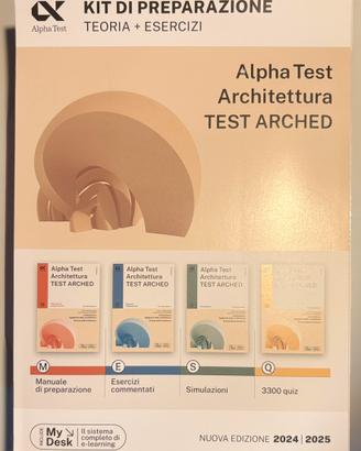 Kit Alpha Test Architettura 2024/2025 - Come Nuovo
