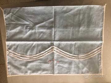 Porta biancheria intima celeste vintage