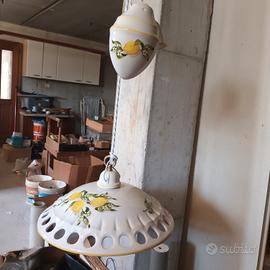 lampadario ceramica