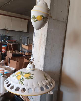 lampadario ceramica